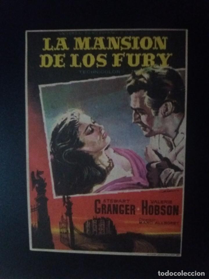  Foglietti di film di film antichi di cinema: La mansi&oacute;n de los Fury Con Publicidad Cine Duque Malaga