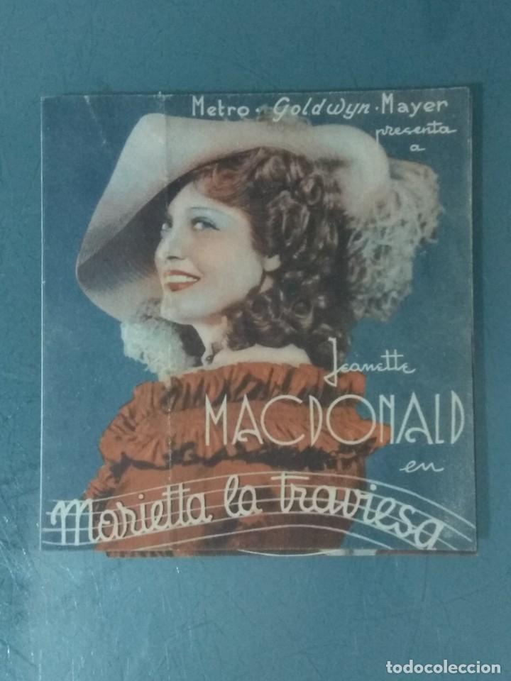 Cine: MARIETTA LA TRAVIESA - PROGRAMA EN FORMA DE TR&Iacute;PTICO. MGM. - Foto 1