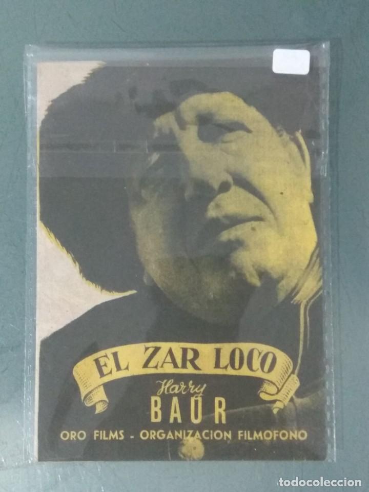 Cine: EL ZAR LOCO - PROGRAMA DE CINE DOBLE. - Foto 1