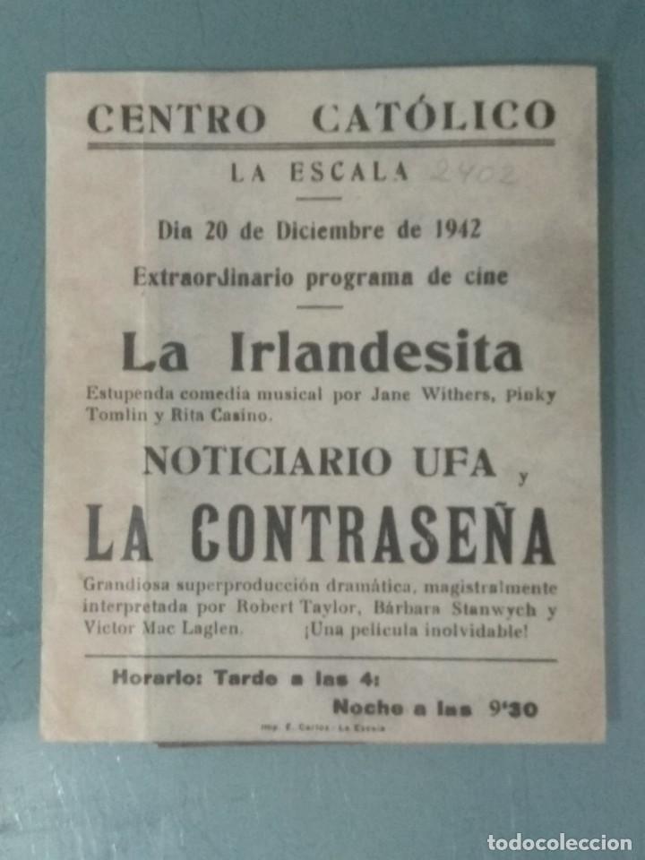 Cine: LA CONTRASE&Ntilde;A - PROGRAMA DE CINE TROQUELADO. - Foto 3