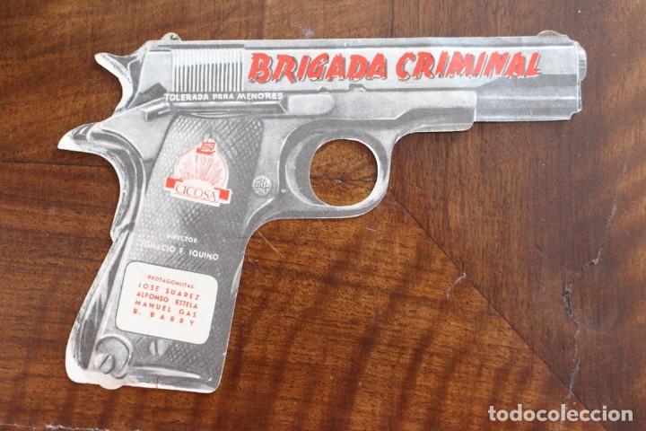 Cine: BRIGADA CRIMINAL - TROQUELADO- 1950 - Foto 1
