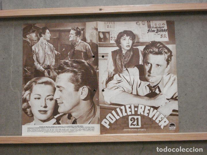 Cine: PTCC 059 9000 BRIGADA 21 KIRK DOUGLAS ELEANOR PARKER PROGRAMA GUIA ORIGINAL ALEMAN - Foto 1