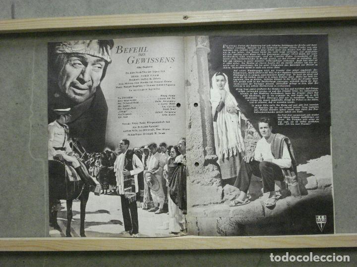 Cine: PTCC 059 9002 EL FUGITIVO JOHN FORD HENRY FONDA PROGRAMA GUIA ORIGINAL ALEMAN - Foto 2