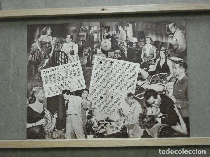 Cine: PTCC 059 9006 LA DAMA DE TRINIDAD RITA HAYWORTH GLENN FORD PROGRAMA GUIA ORIGINAL ALEMAN - Foto 2
