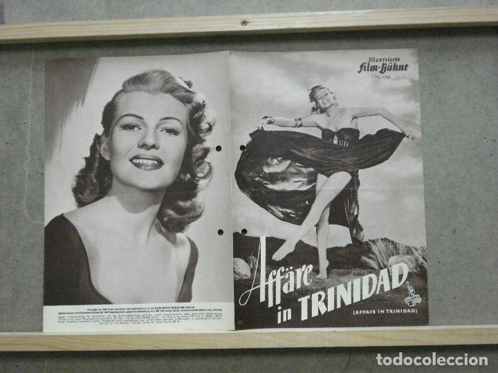 Cine: PTCC 059 9006 LA DAMA DE TRINIDAD RITA HAYWORTH GLENN FORD PROGRAMA GUIA ORIGINAL ALEMAN - Foto 1