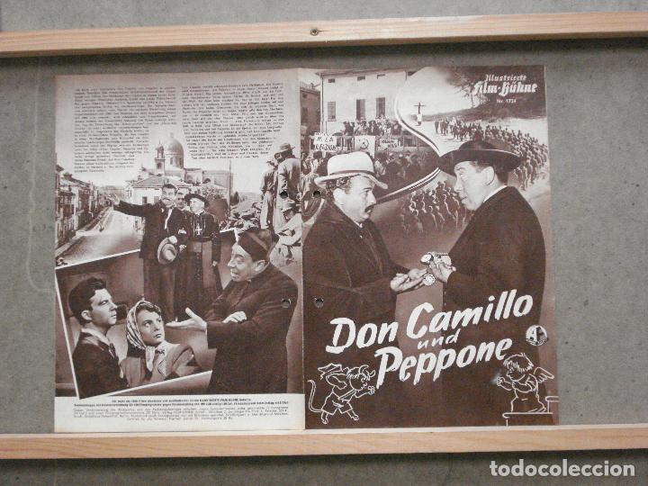 Cine: PTCC 059 9010 DON CAMILO FERNANDEL PROGRAMA GUIA ORIGINAL ALEMAN - Foto 1