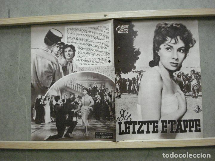 Cine: PTCC 059 9018 EL GRAN JUEGO GINA LOLLOBRIGIDA LEGION PROGRAMA GUIA ORIGINAL ALEMAN - Foto 1
