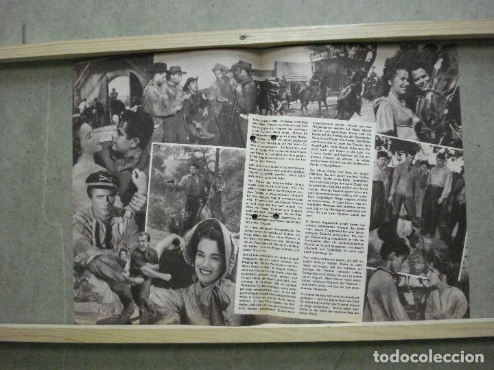 Cine: PTCC 059 9019 EL DESERTOR DEL ALAMO GLENN FORD PROGRAMA GUIA ORIGINAL ALEMAN - Foto 2
