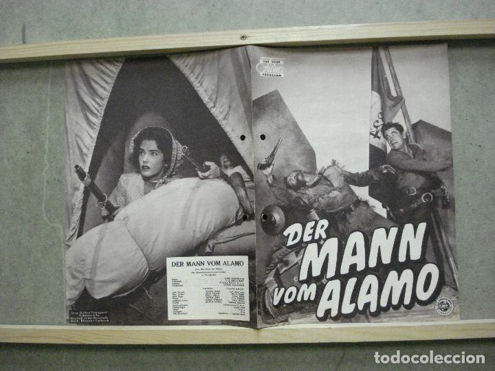Cine: PTCC 059 9019 EL DESERTOR DEL ALAMO GLENN FORD PROGRAMA GUIA ORIGINAL ALEMAN - Foto 1