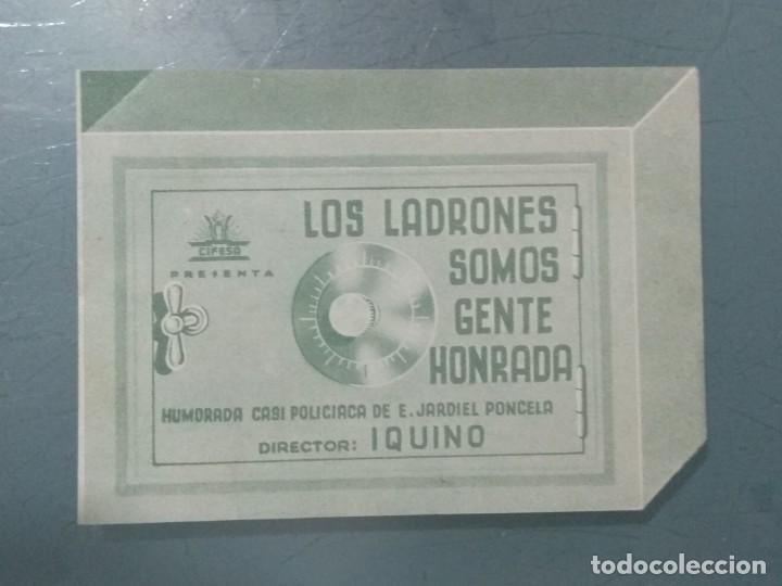Cine: LOS LADRONES SOMOS GENTE HONRADA - PROGRAMA DE CINE TROQUELADO. - Foto 1