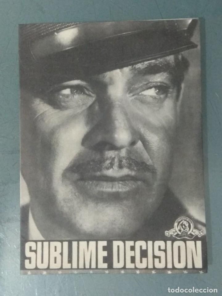 Cine: SUBLIME DECISION - PROGRAMA DOBLE. - Foto 1