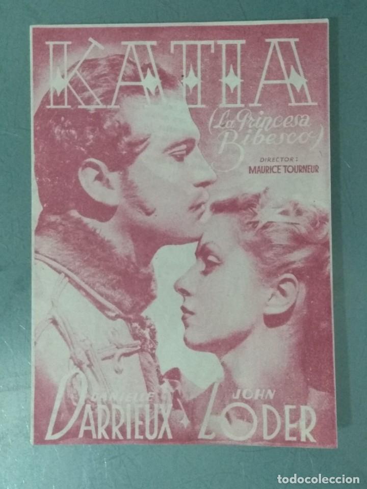 Cine: KATIA - PROGRAMA DE CINE DOBLE. - Foto 1