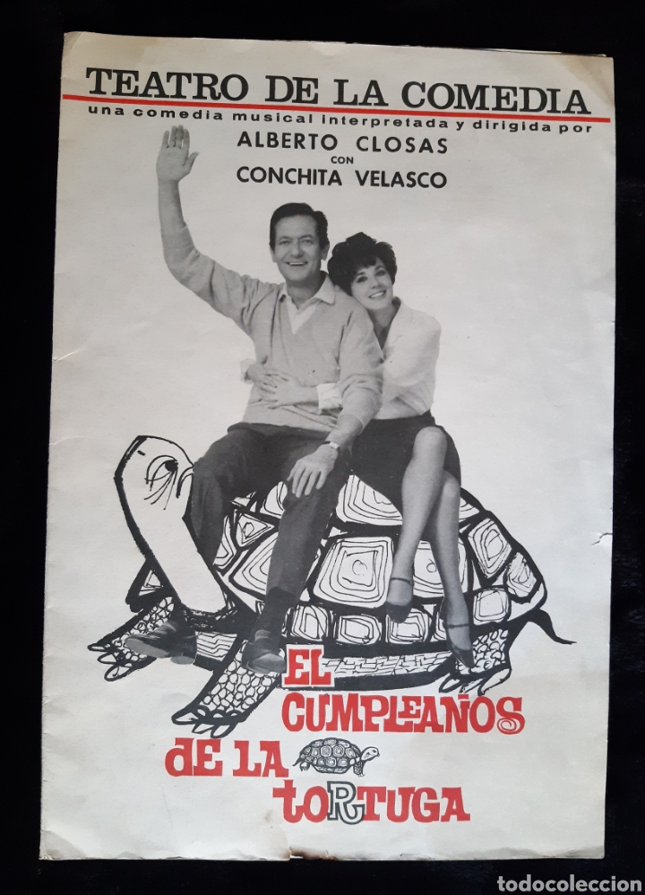 Cine: Programa del Teatro de la Comedia con ALBERTO CLOSAS y CONCHITA VELASCO. A&ntilde;o - Foto 1