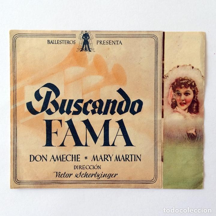 Cine: PROGRAMA CINE - BUSCANDO FAMA - 1941 - Foto 1