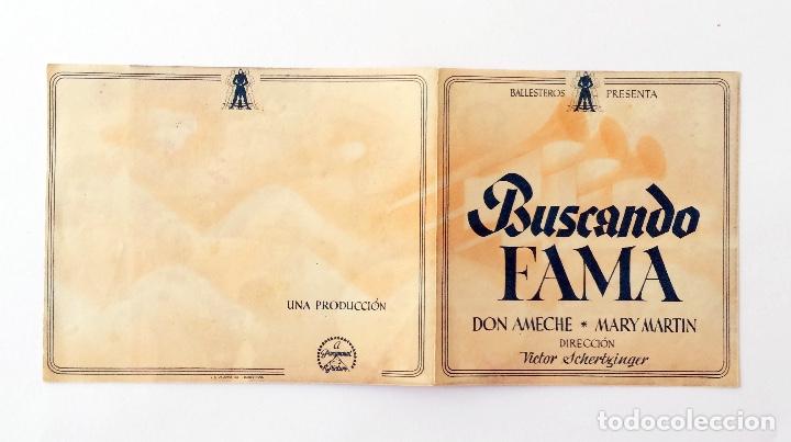 Cine: PROGRAMA CINE - BUSCANDO FAMA - 1941 - Foto 3