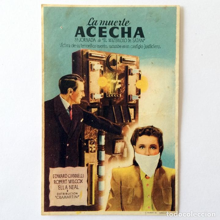 Cine: PROGRAMA CINE - LA MUERTE ACECHA 3&ordf; JORNADA DEL MISTERIOSO DR. SAT&Aacute;N - Foto 1