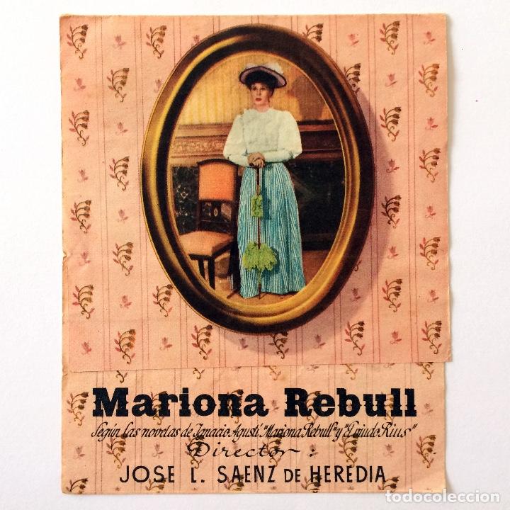 Cine: PROGRAMA CINE - MARIONA REBULL - 1947 - Foto 1