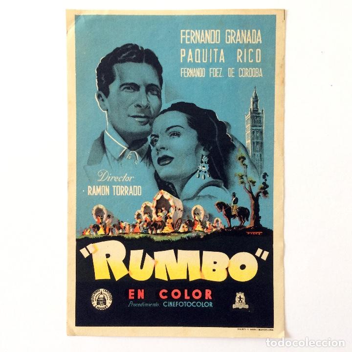 Cine: PROGRAMA CINE - RUMBO - PAQUITA RICO - Foto 1