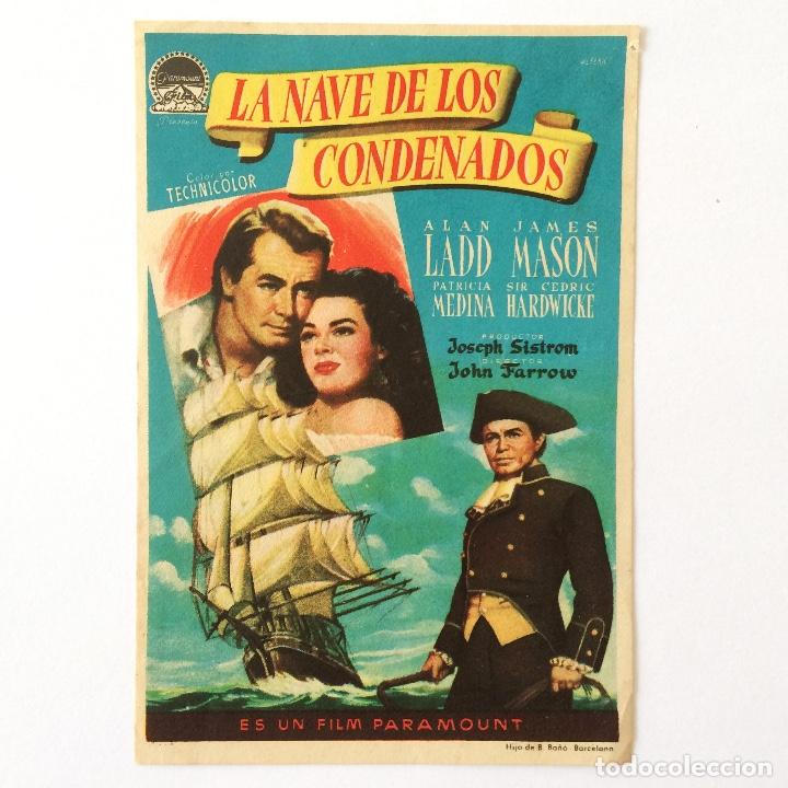 Cine: PROGRAMA CINE - LA NAVE DE LOS CONDENADOR - 1958 - Foto 1