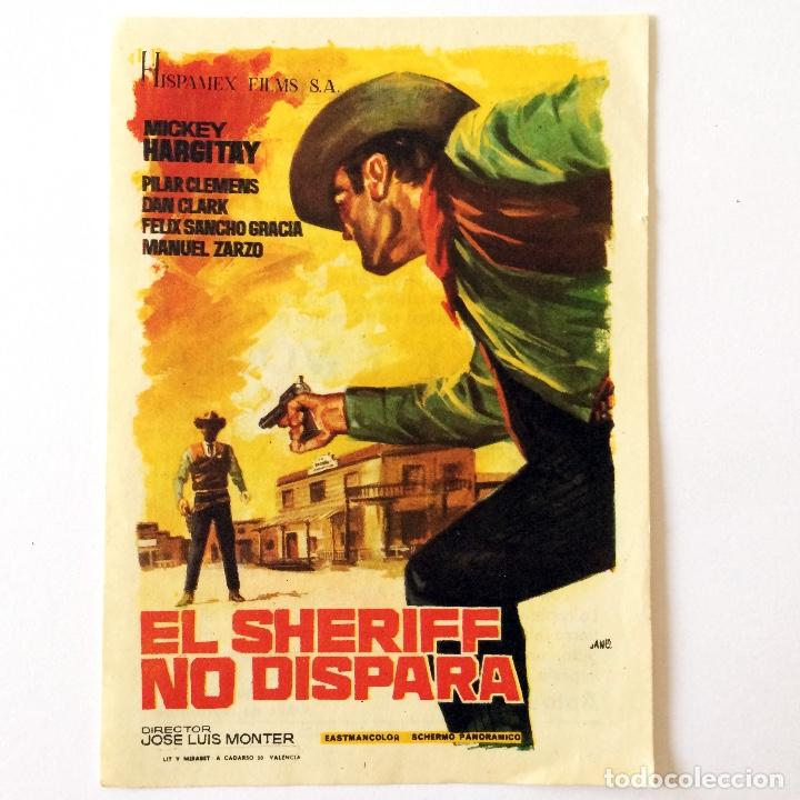 Cine: PROGRAMA CINE - EL SHERIFF NO DISPARA - 1965 - Foto 1