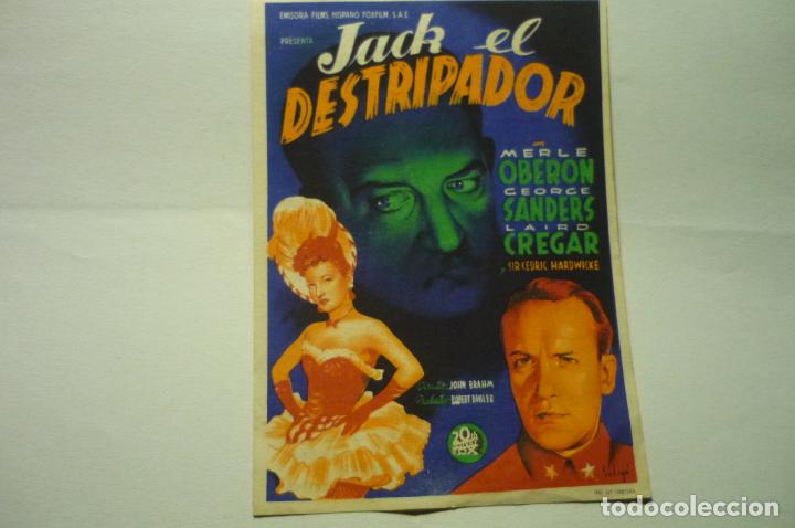 Cine: programa jack el destripador -merle oberon .- - Foto 1