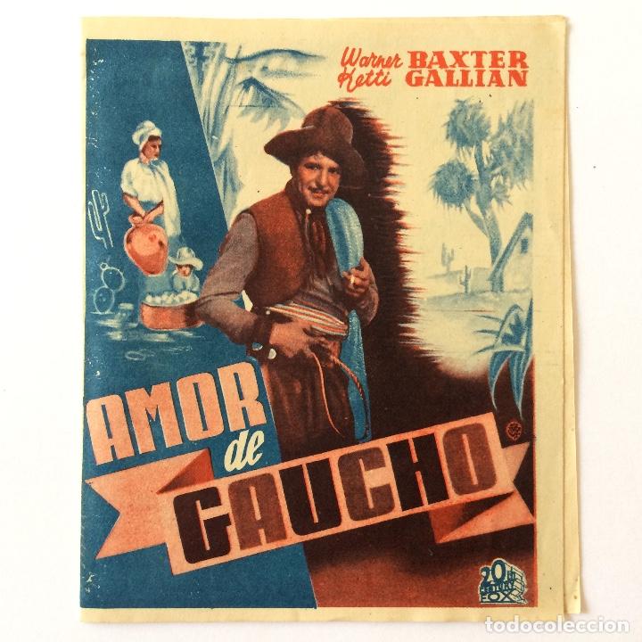 Cine: PROGRAMA CINE - AMOR DE GAUCHO - Foto 1
