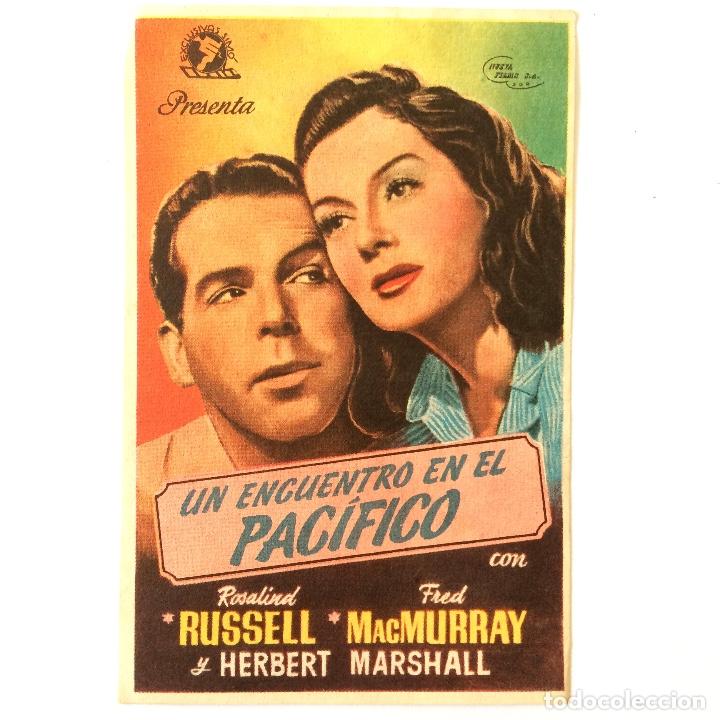 Cine: PROGRAMA CINE - UN ENCUENTRO EN EL PAC&Iacute;FICO - Foto 1
