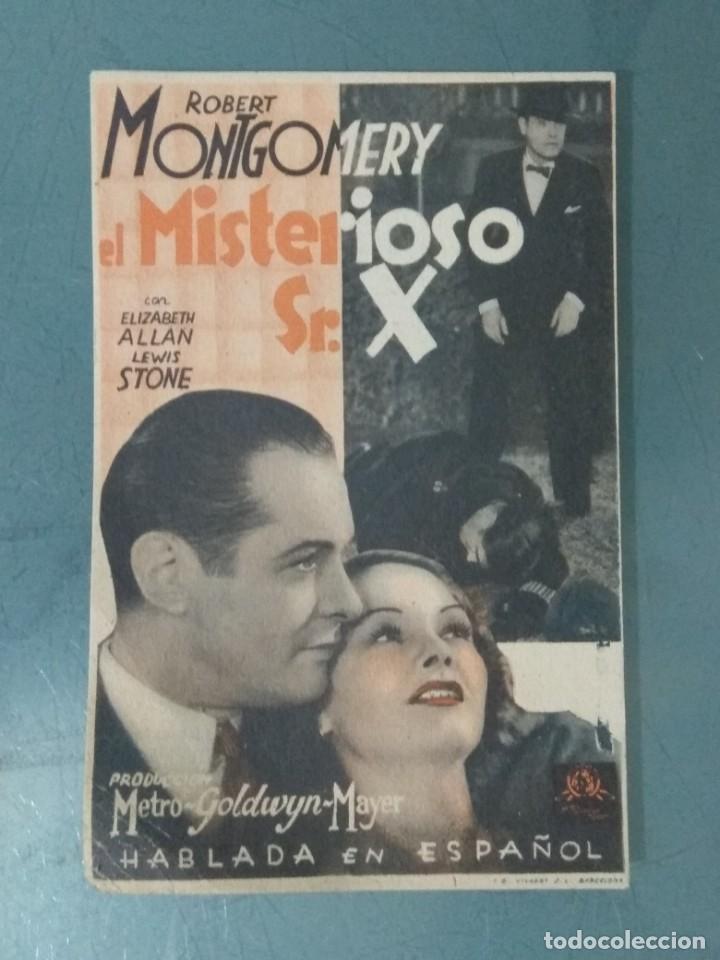 Cine: EL MISTERIOSO SR. X - PROGRAMA CARTULINA. - Foto 1