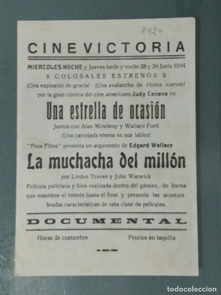 Cine: UNA ESTRELLA DE OCASION - PROGRAMA SENCILLO. - Foto 2