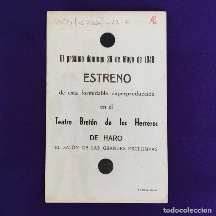 Cine: PROGRAMA DE CINE ORIGINAL. HARO (LA RIOJA). LAS TRES GRACIAS. DOBLE. - Foto 3