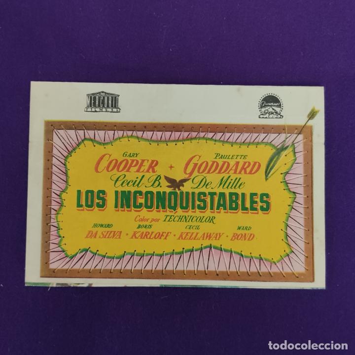 Cine: PROGRAMA DE CINE ORIGINAL. LOS INCONQUISTABLES. GARY COOPER. DOBLE. - Foto 1