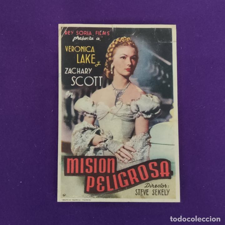 Cine: PROGRAMA DE CINE ORIGINAL. MISION PELIGROSA. VERONICA LAKE. SIMPLE. - Foto 1