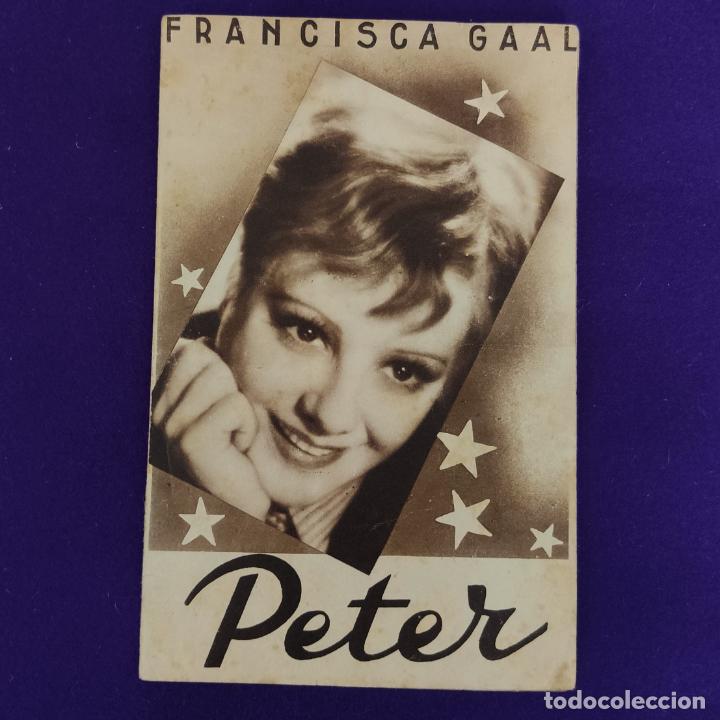 Cine: PROGRAMA DE CINE ORIGINAL. VITORIA (ALAVA). PETER. FRANCISCA GAAL. DOBLE. - Foto 1