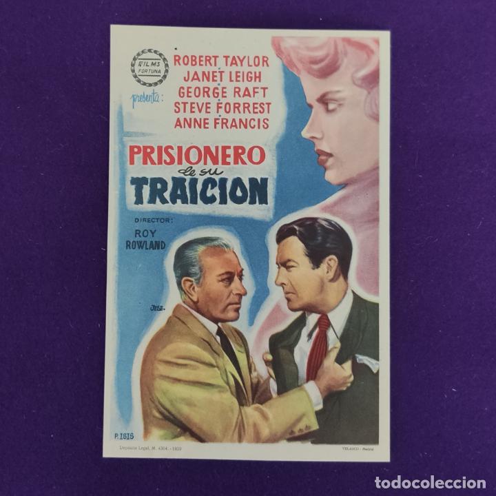 Cine: PROGRAMA DE CINE ORIGINAL. PRISIONERO DE SU TRAICION. SIMPLE. - Foto 1
