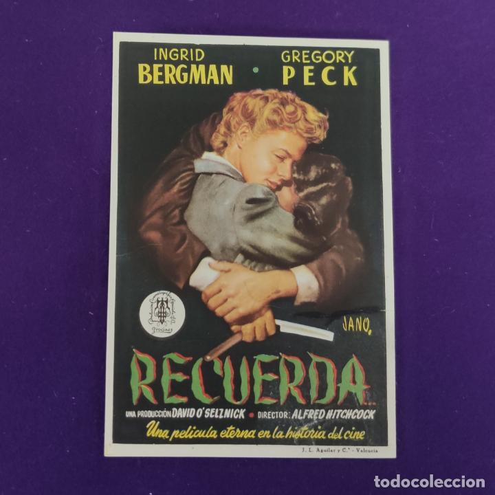  Foglietti di film di film antichi di cinema: PROGRAMA DE CINE ORIGINAL. RECUERDA. SIMPLE.