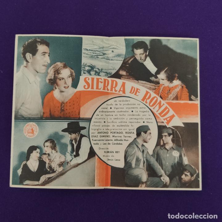 Cine: PROGRAMA DE CINE ORIGINAL. SIERRA DE RONDA. DOBLE. - Foto 2