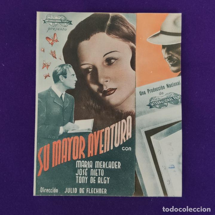 Cine: PROGRAMA DE CINE ORIGINAL. SU MAYOR AVENTURA. DOBLE. - Foto 1