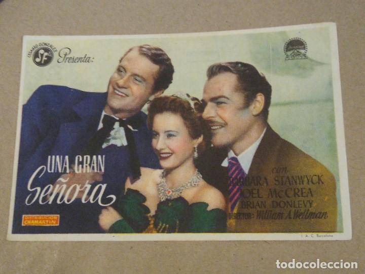 Cine: PROGRAMA DE CINE - Una Gran Se&ntilde;ora Cine Avenida. - Foto 1