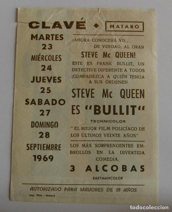 Cine: PROGRAMA DE CINE BULLITT - Foto 2