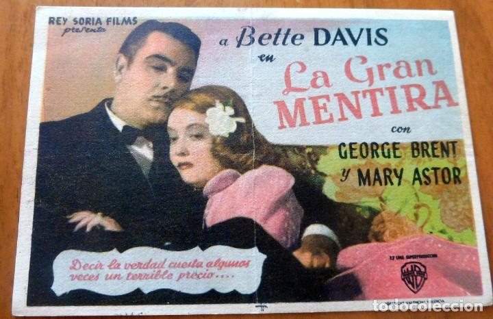 Cine: PROGRAMA DE CINE - LA GRAN MENTIRA - S/P - Foto 1