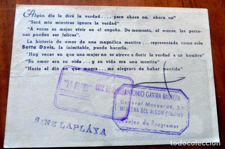 Cine: PROGRAMA DE CINE - LA GRAN MENTIRA - S/P - Foto 2