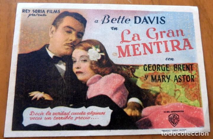 Cine: PROGRAMA DE CINE - LA GRAN MENTIRA - S/P - Foto 1
