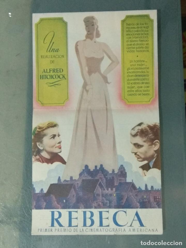 Cine: REBECA - PROGRAMA DE CINE DOBLE. - Foto 2