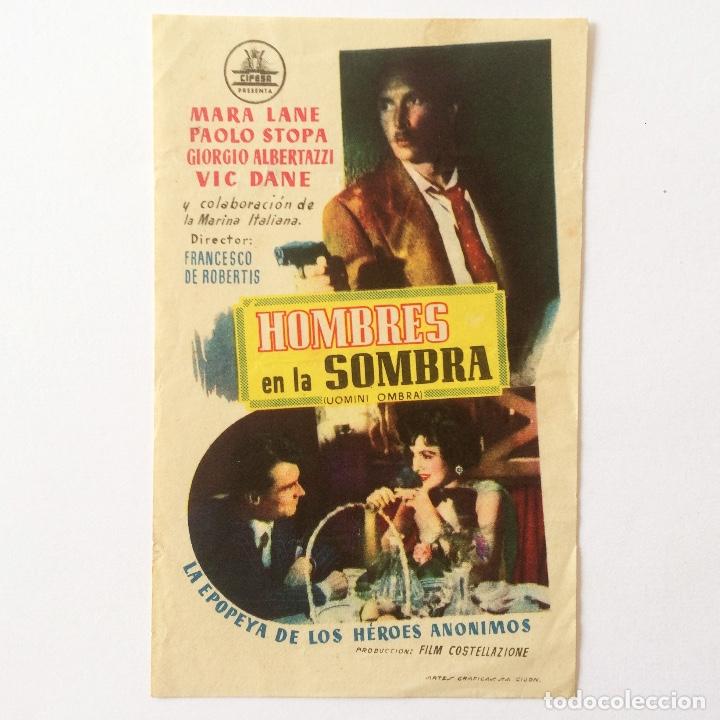 Cine: PROGRAMA CINE - HOMBRES EN LA SOMBRA - Foto 1