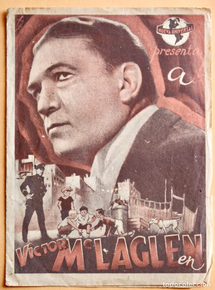 Cine: CUATRO AMIGOS PROGRAMA DOBLE UNIVERSAL VICTOR MCLAGLEN PAUL KELLY - Foto 1