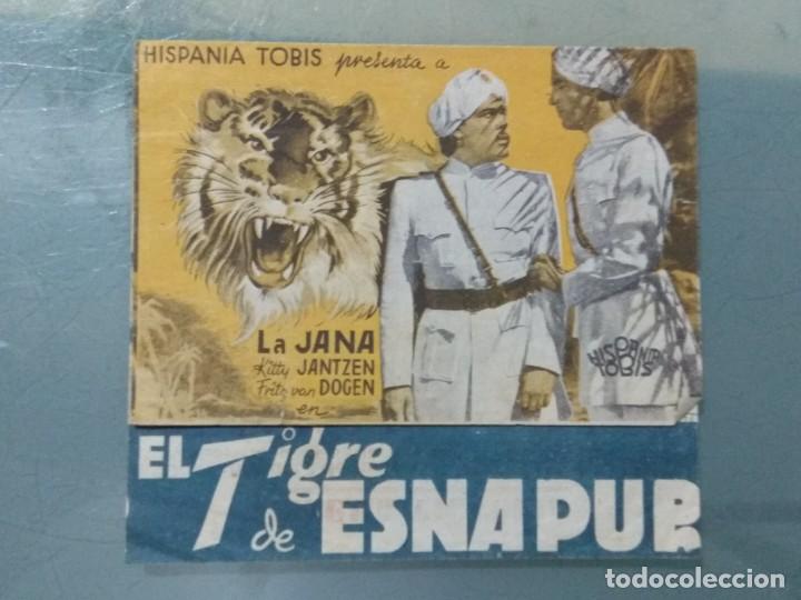 Cine: EL TIGRE DE ESNAPUR - PROGRAMA DE CINE DOBLE. - Foto 1