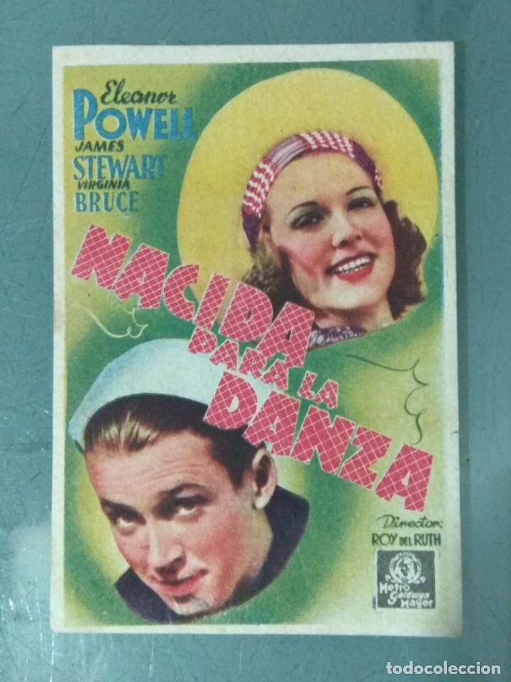 Cine: NACIDA PARA LA DANZA - PROGRAMA DE CINE SENCILLO DE CARTON. - Foto 1