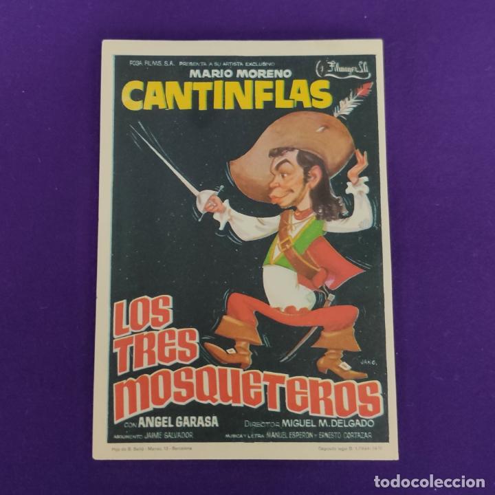 Cine: PROGRAMA DE CINE ORIGINAL. LOS TRES MOSQUETEROS. CANTINFLAS. SIMPLE. - Foto 1