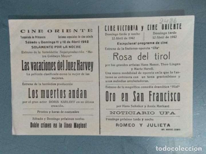 Cine: LAS VACACIONES DEL JUEZ HARVEY - PROGRAMA DE CINE SENCILLO. - Foto 2