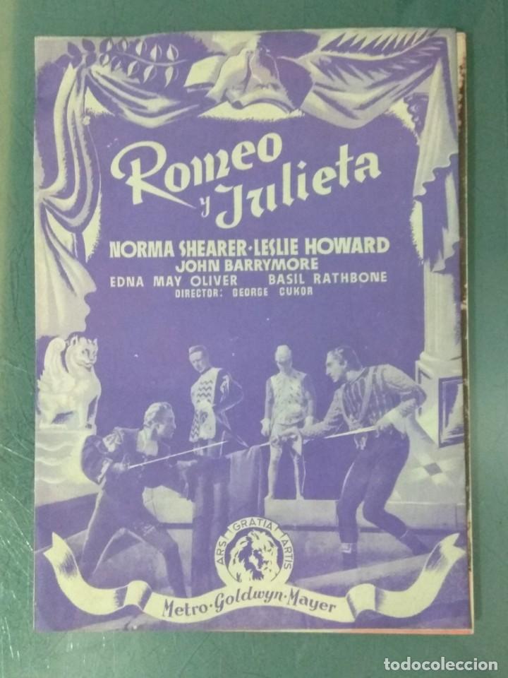 Cine: ROMEO Y JULIETA - PROGRAMA DE CINE DOBLE. - Foto 1